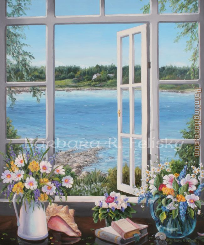 A Breeze Off The Ocean painting - Barbara Felisky A Breeze Off The Ocean art painting